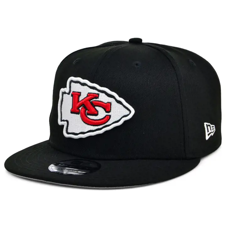 Casquette NFL Kansas City Chiefs Duplex 9Fifty noire
