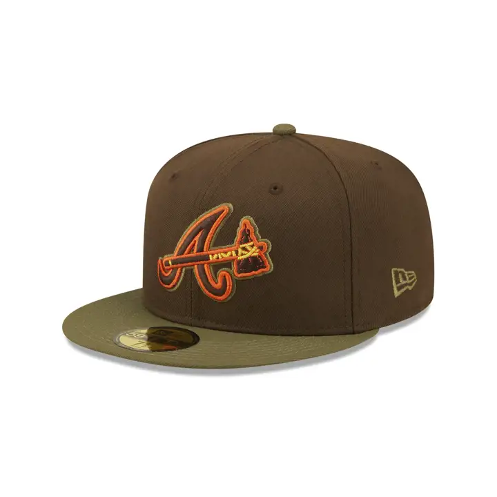 Casquette 59FIFTY MLB COLOR UV Atlanta Braves AVEC TOMAHAWK - Modèle « LEFTOVERS »