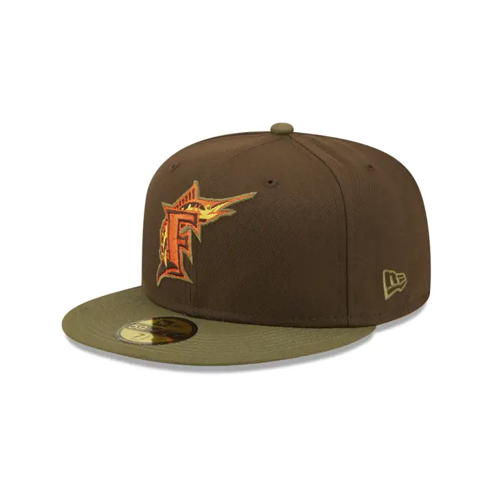 Casquette MLB 59FIFTY COLOR UV Florida Marlins Fwlnt/olv/org
