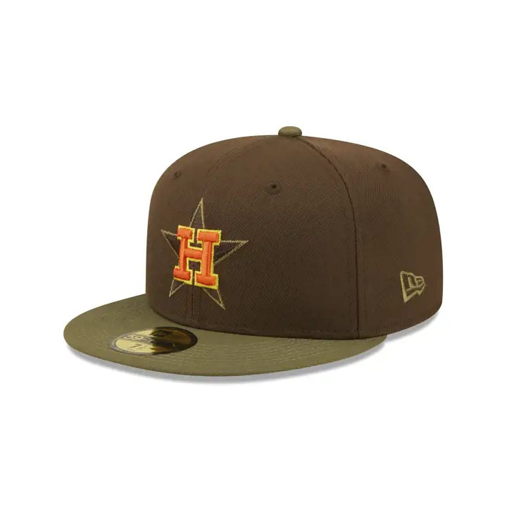 Houston Astros MLB COLOR UV 59FIFTY LEFTOVERS Hstarwlnt/olv/