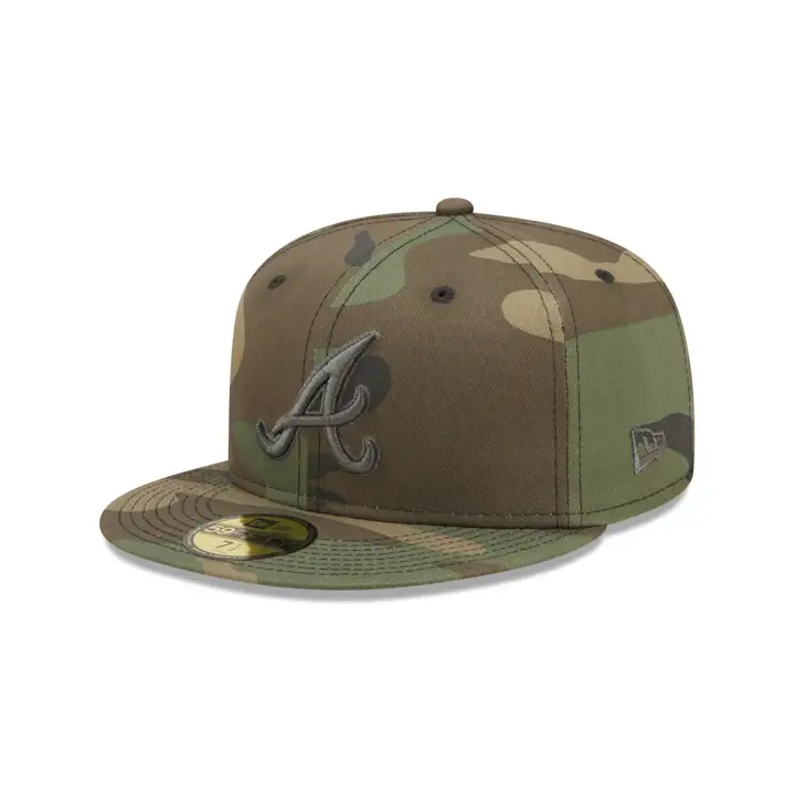 Casquette 59FIFTY MLB CAMOMETAL Atlanta Braves camouflage