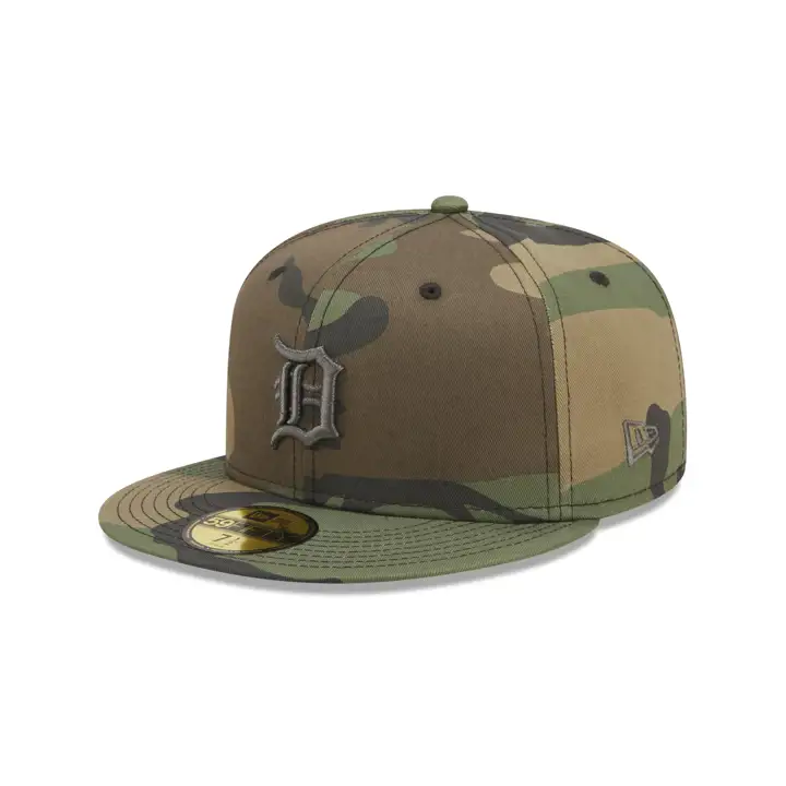Casquette MLB CAMOMETAL 59FIFTY des Detroit Tigers camouflage