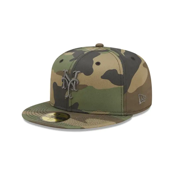 New York Mets MLB CAMOMETAL 59FIFTY camouflage