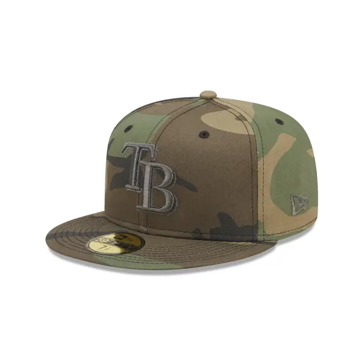 Casquette MLB Tampa Bay Rays CAMOMETAL 59FIFTY camouflage