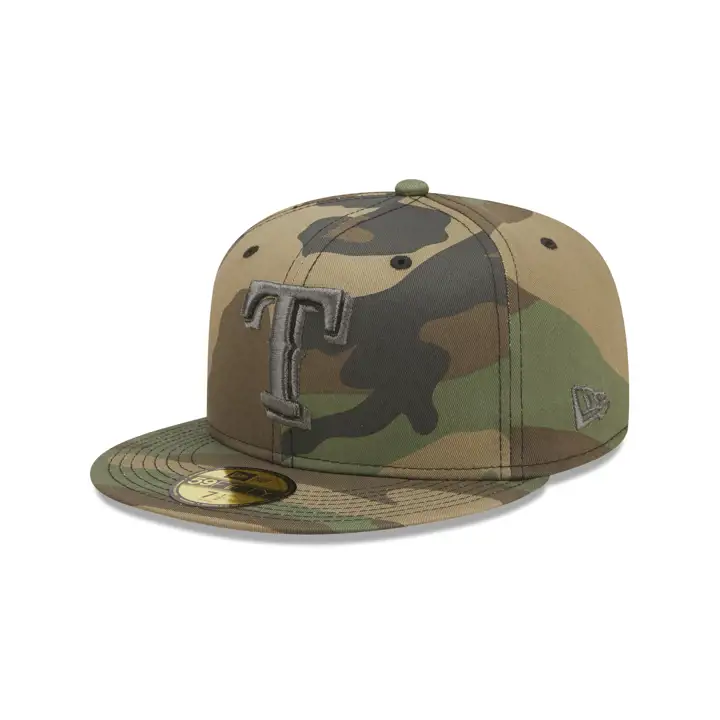 Texas Rangers MLB CAMOMETAL 59FIFTY camouflage