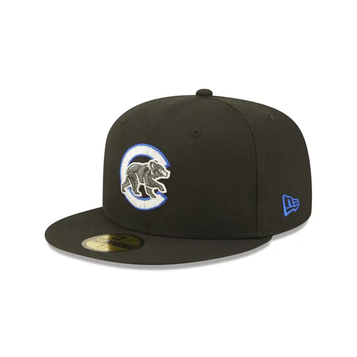 Chicago Cubs MLB IRIDESCENT 59FIFTY C W/BEAR noir/bleu