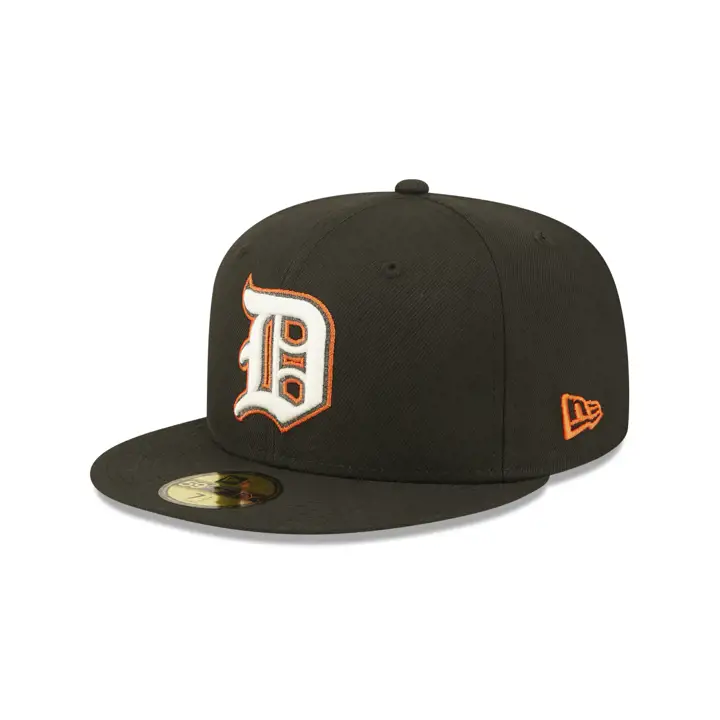 Detroit Tigers MLB IRIDESCENT 59FIFTY Nblk/ora