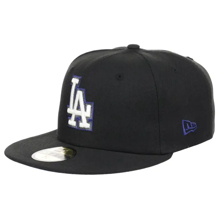 Los Angeles Dodgers MLB IRIDESCENT 59FIFTY LA noir/bleu