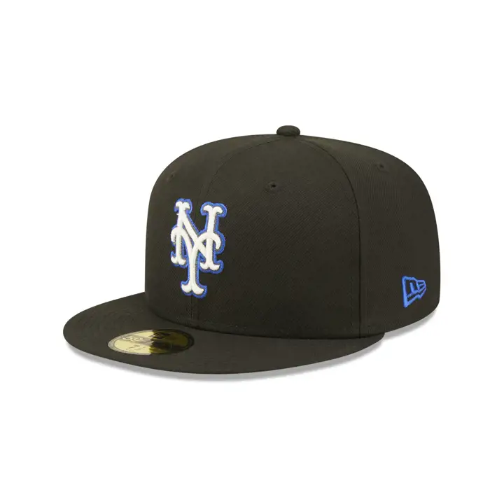 New York Mets MLB IRIDESCENT 59FIFTY NYnoir/bleu