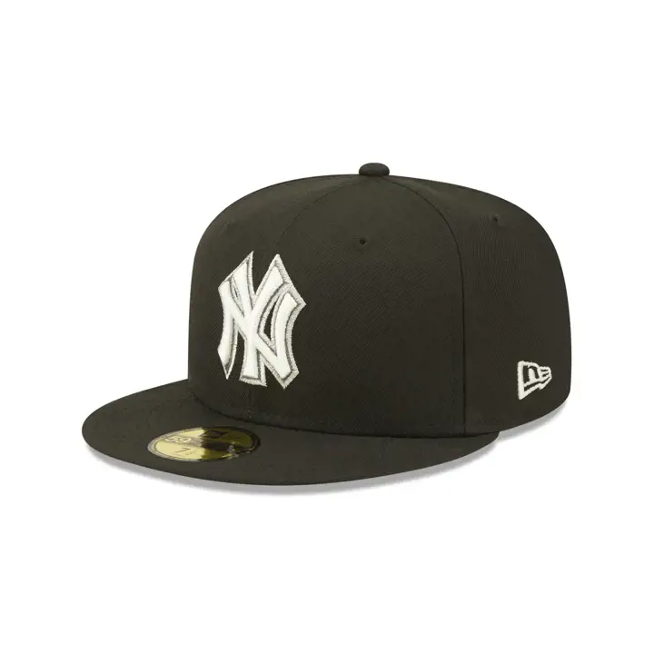 New York Yankees MLB IRIDESCENT 59FIFTY NYnoir/gris