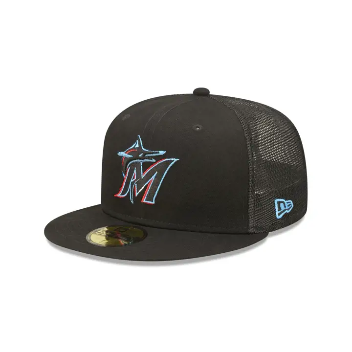 Casquette 59FIFTY PATCH MESHBACK MLB Miami Marlins ASG 2017 noir/vert