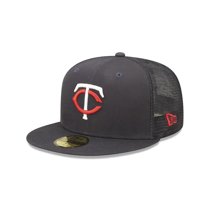 Minnesota Twins MLB Casquette 59FIFTY À PATCH En Mesh ASG 2014 Bleu Marine/Vert