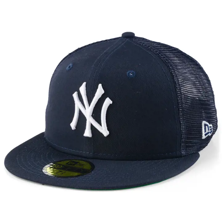 New York Yankees MLB MESHBACK PATCH 59FIFTY WS 1999marine/vert