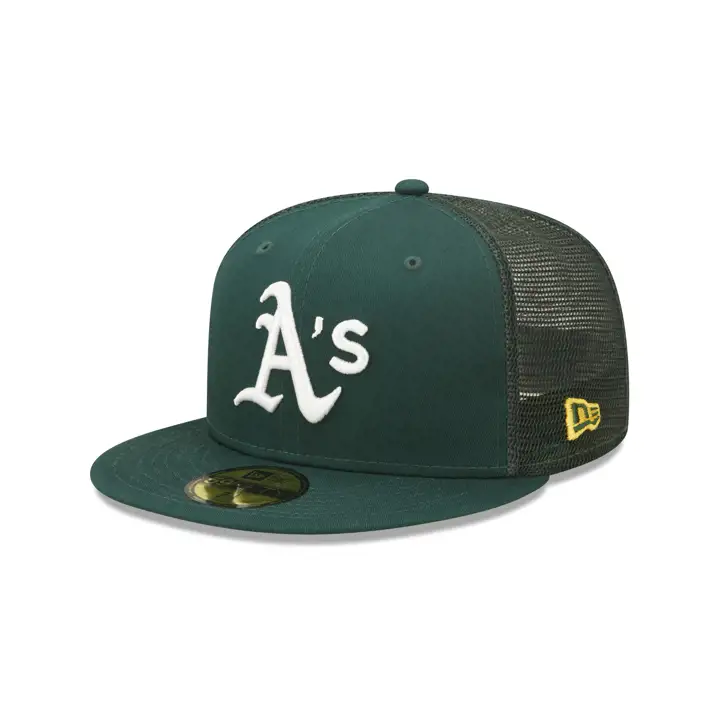 Oakland Athletics MLB MESHBACK PATCH 59FIFTY WSgrn/grn 1989