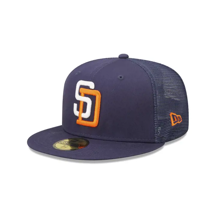Casquette San Diego Padres MLB MESHBACK PATCH 59FIFTY ASG 1992 bleu marine/vert