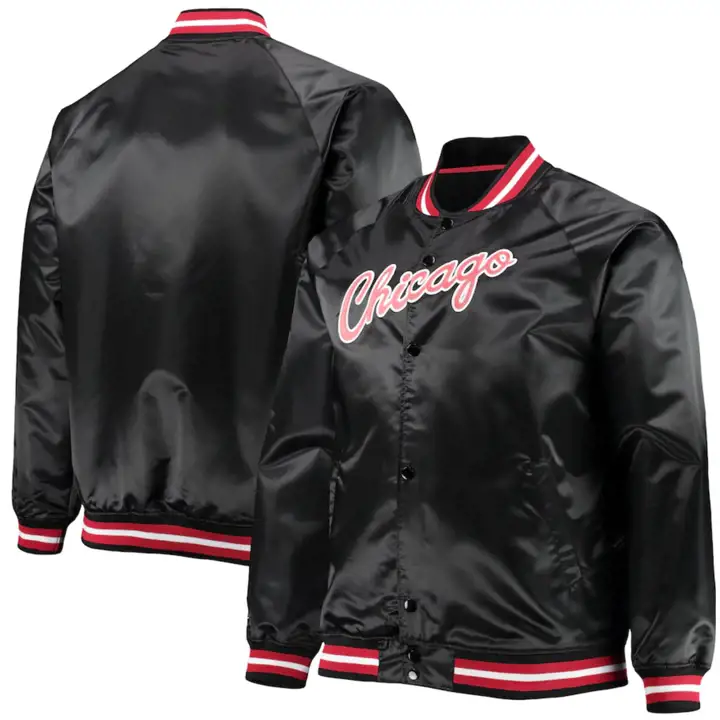 Chicago Bulls NBA Satin léger noir