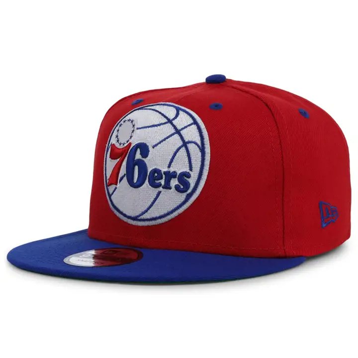 Casquette Philadelphia 76ers NBA Think Big 9FIFTY rouge/noir/vert