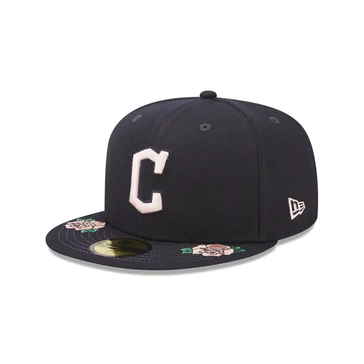 Casquette 59FIFTY MLB Cleveland Guardians Double Rose bleu marine/bleu marine/rose