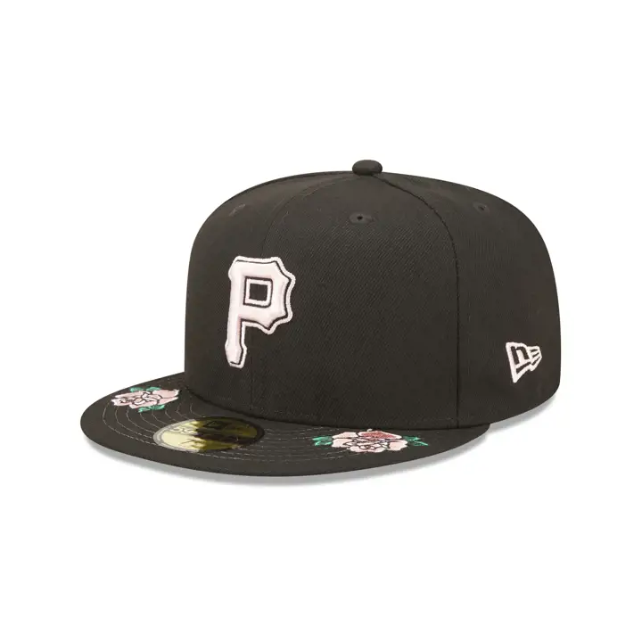 Casquette 59FIFTY MLB Pittsburgh Pirates Double Rose noir/noir/rose