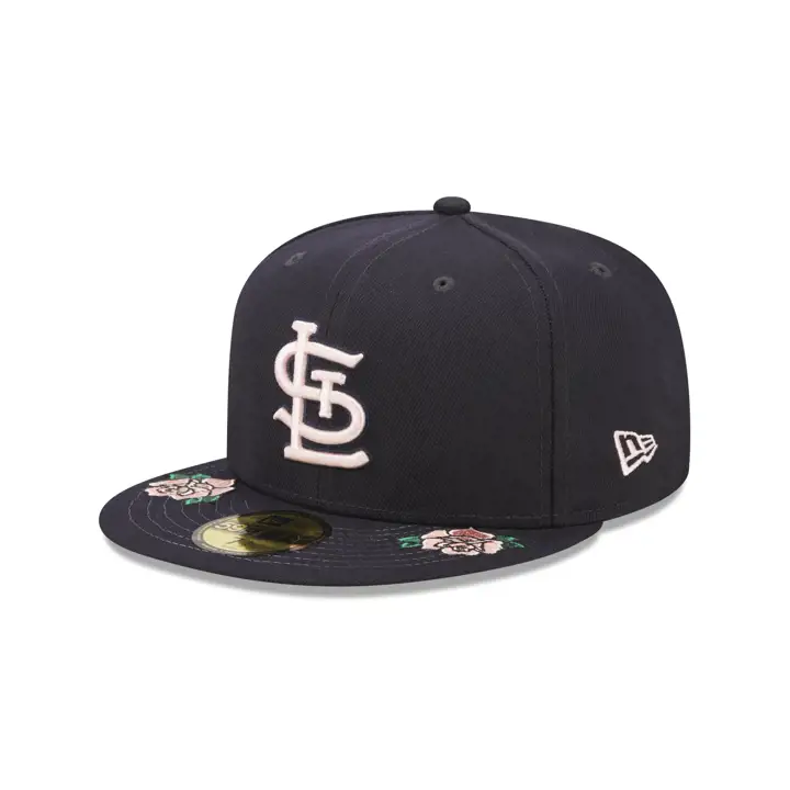 Casquette St. Louis Cardinals MLB Double Rose 59FIFTY marine/marine/rose