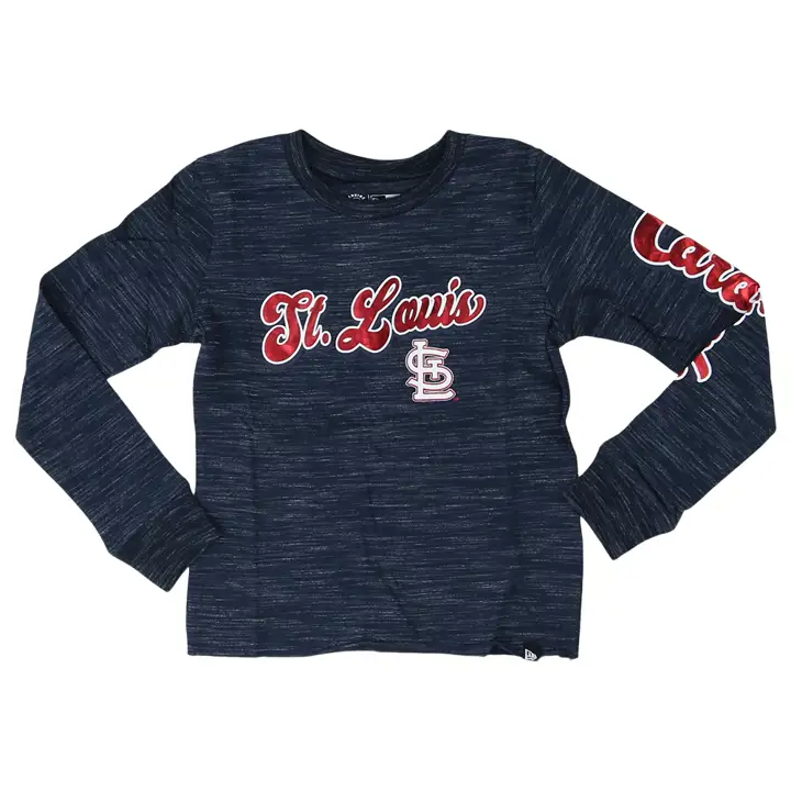 T-shirt manches longues dégradé inversé St Louis Cardinals MLB pour fille