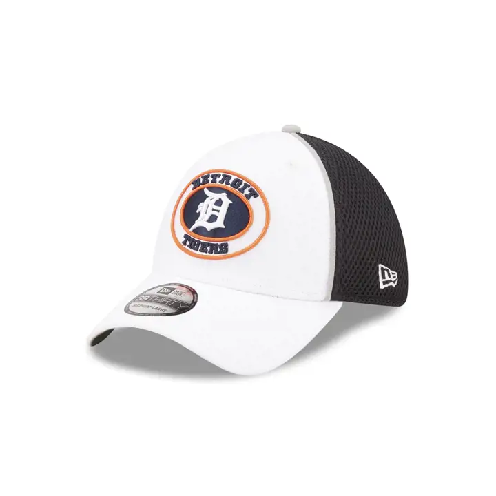 Casquette Detroit Tigers MLB Circle Patch 39thirty blanche