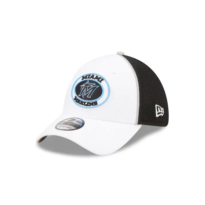 Miami Marlins MLB Écusson cercle 39Thirty blanc