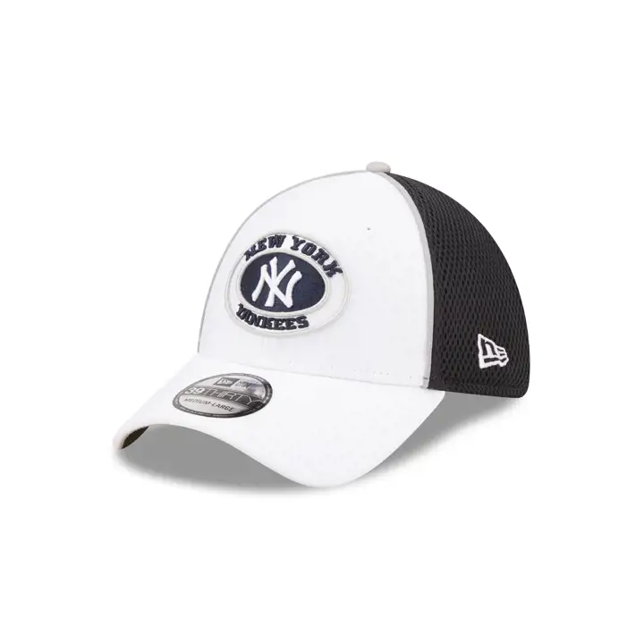 Casquette 39thirty WHT New York Yankees MLB à écusson rond