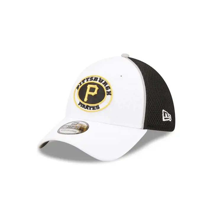 Casquette 39thirty blanche des Pirates de Pittsburgh (MLB) avec logo rond