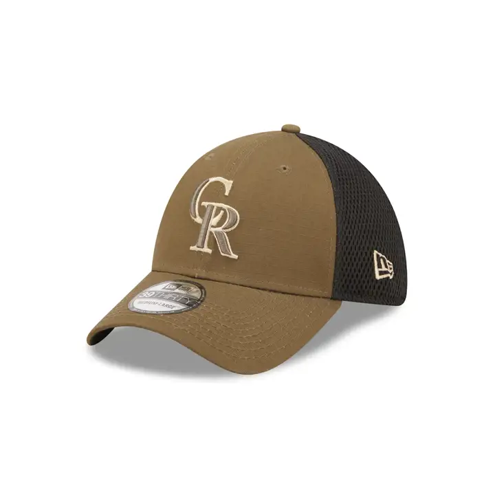Casquette Colorado Rockies MLB Ripstop Neo 39Thirty olv