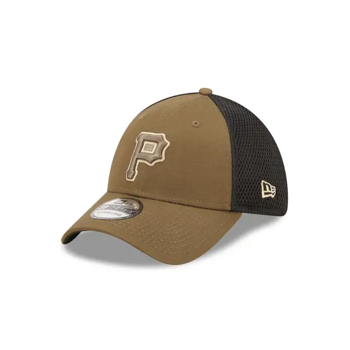 Casquette Pittsburgh Pirates MLB Ripstop Neo 39Thirty olv