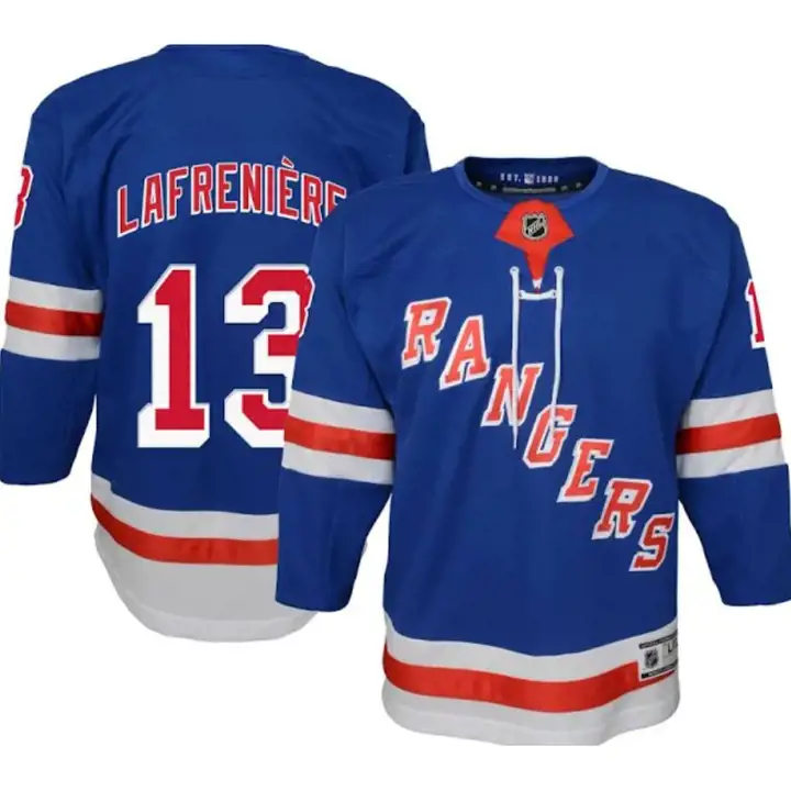 Maillot Joueur NHL Jeune Premier NY Rangers Alexis Lafrenière