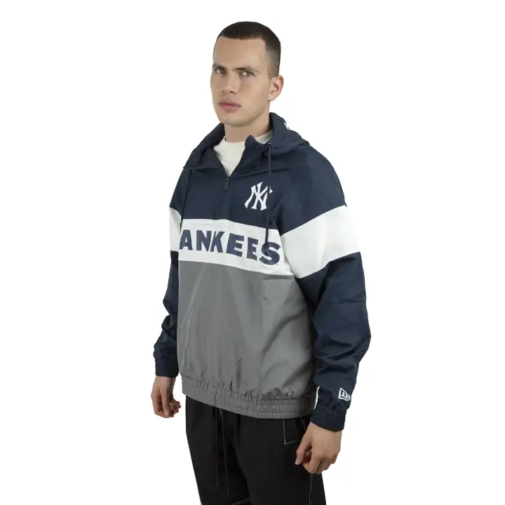 Veste New York Yankees MLB NE Ripstop Pullover marine/blanc/gris