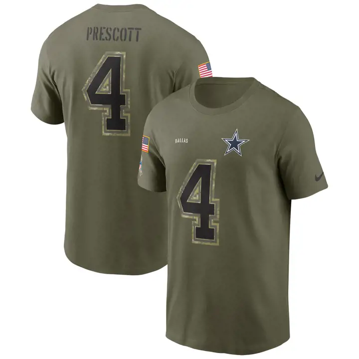T-shirt NFL COWBOYS Joueur STS 22 Dak Prescott OLV