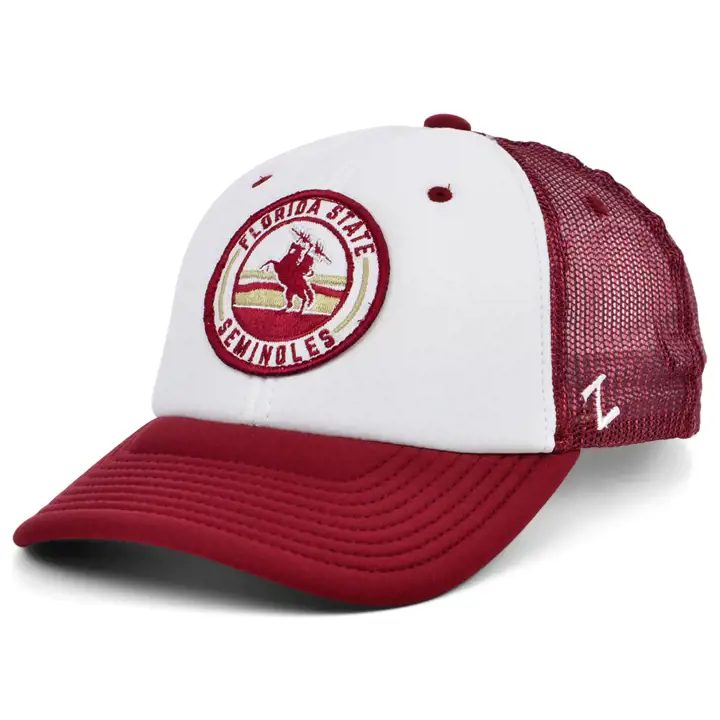 Florida State Seminoles NCAA Fan Focus Casquette en mousse filetée MAR/WHT