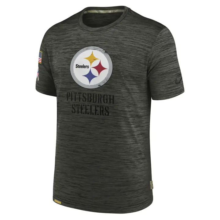 T-shirt PITTSBURGH STEELERS NFL STS Velocity 22 Nike oliv