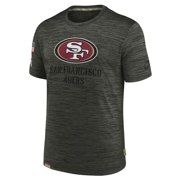 T-shirt Nike NFL STS Velocity San Francisco 49ers 22 olv