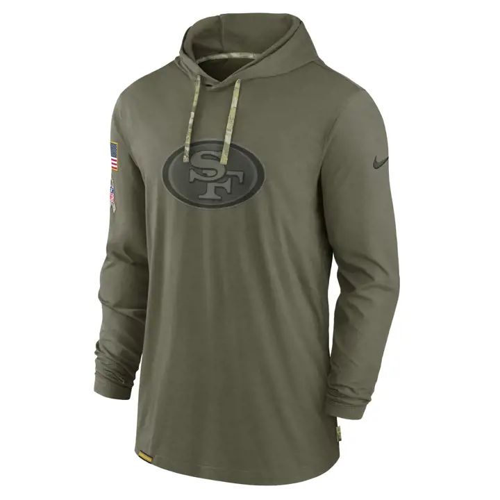 Haut à capuche Nike SAN FRANCISCO 49ERS NFL STS Tonal 22 olv