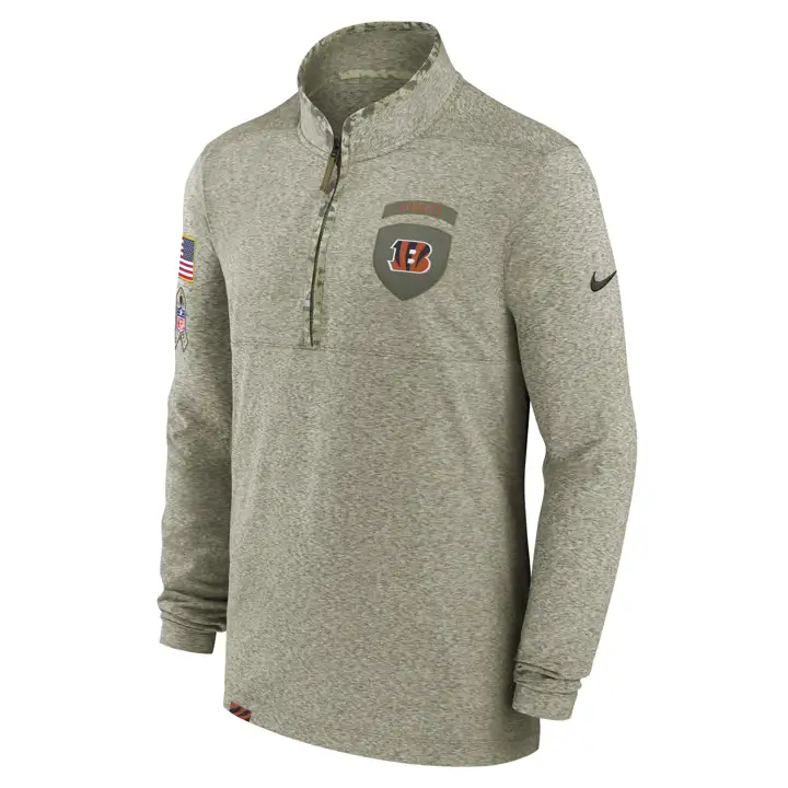 CINCINNATI BENGALS NFL STS 1/2 Zip 22 Nike olv