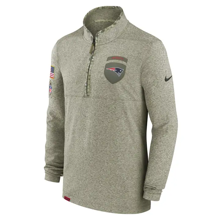 NEW ENGLAND PATRIOTS NFL STS 1/2 Zip 22 Nike olv