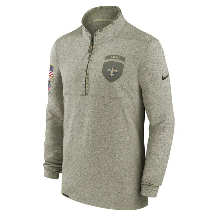 NOUVELLE-ORLÉANS SAINTS NFL STS 1/2 Zip 22 Nike olv