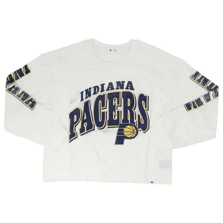 Haut à manches longues Parkway des Indiana Pacers NBA pour femme, blanc