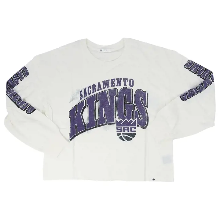 Sacramento Kings NBA Parkway manches longues pour femme 22 BLANC