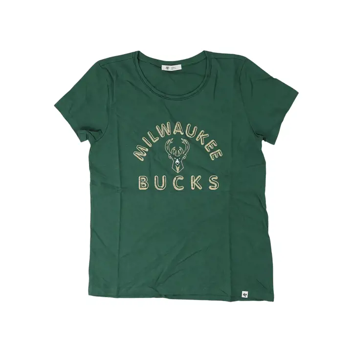 T-shirt Frankie femme NBA Milwaukee Bucks 22 Vert