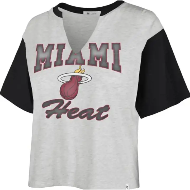 T-shirt court Dolly NBA Miami Heat Femme 22 GRIS