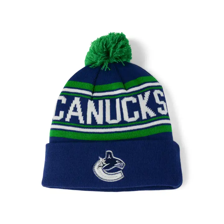VANCOUVER CANUCKS LNH Bonnet tricoté à pompon TBD