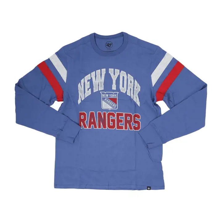 Haut à manches longues « Irving » « 47 » des Rangers de New York (LNH) BLEU