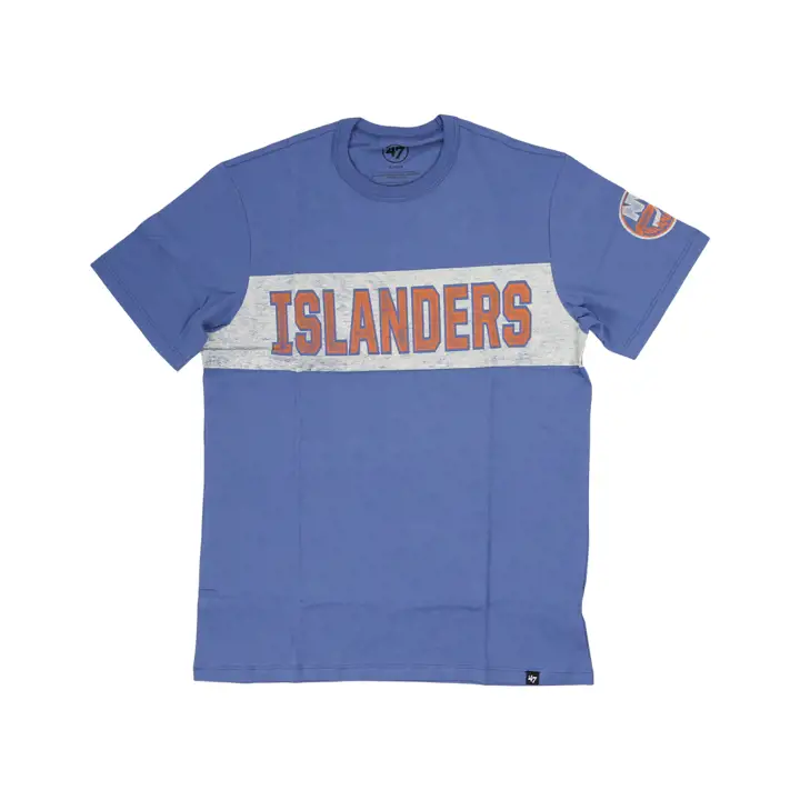 New York Islanders LNH 47 T-shirt Franklin Haut de gamme BLEU