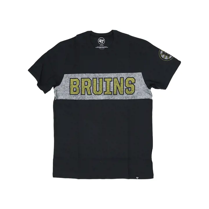 T-shirt Boston Bruins NHL 47 Top Shelf Franklin noir