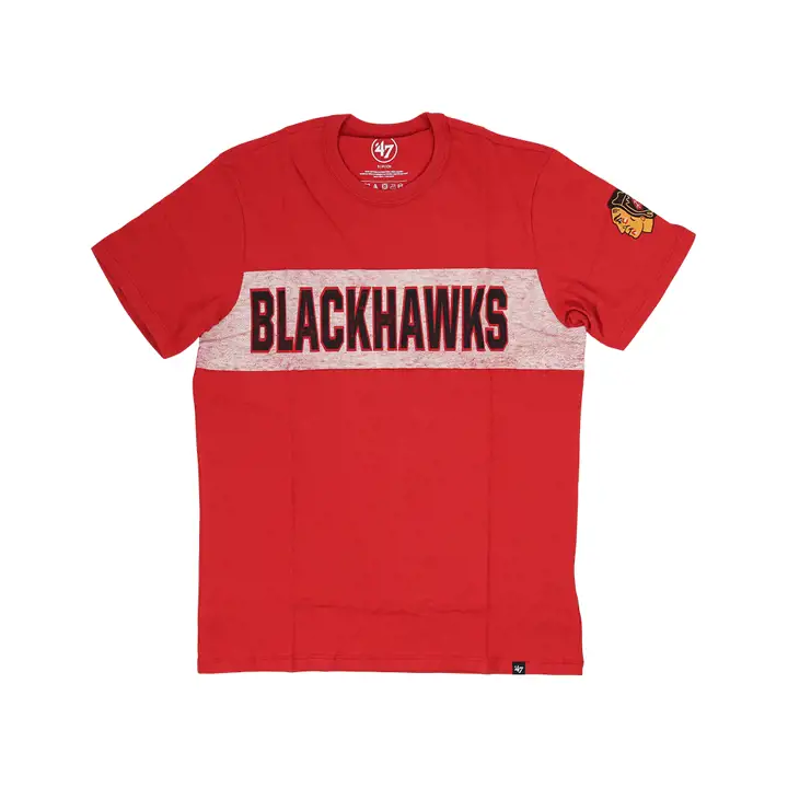 T-shirt Rouge Chicago Blackhawks NHL 47 Top Shelf Franklin